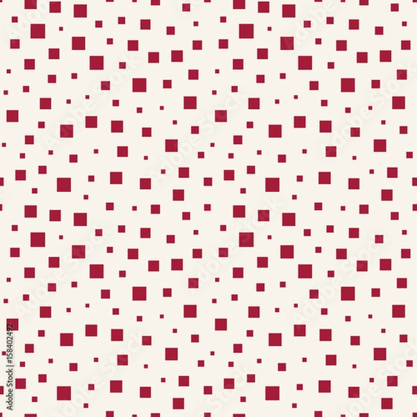 Obraz minimal graphic geometric squares seamless memphis pattern