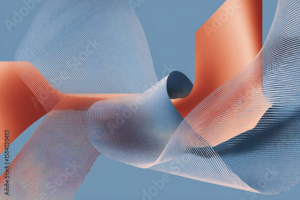 Fototapeta create visually striking background for homepage featuring ultrathin lines that convey elegance and modernity