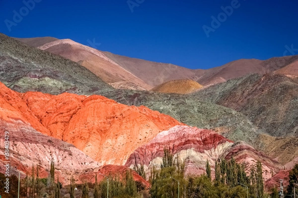 Obraz Quebrada de Humahuaca mountains