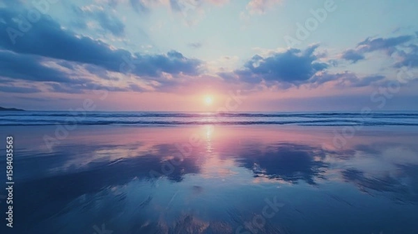 Obraz sunset over the sea