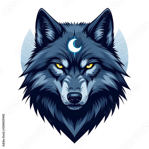 Obraz wolf head vector