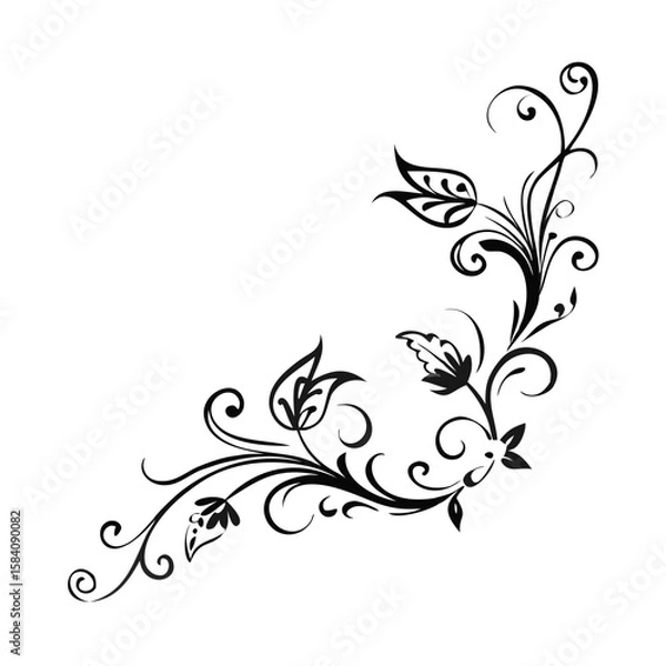 Obraz abstract floral background