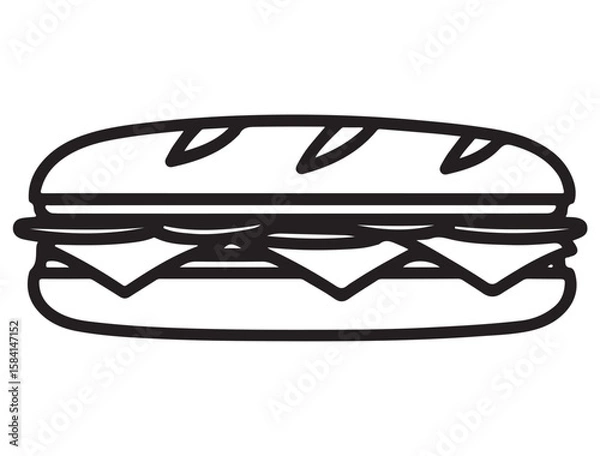 Obraz HAOGIE SANDWICH SILHOUETTE 