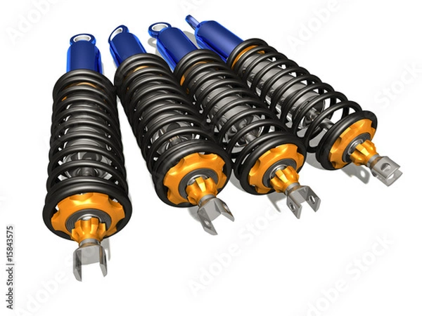 Fototapeta stossdämpfer_flat