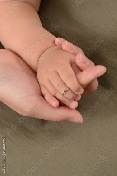 Obraz ベビーと母親,ベビーリング