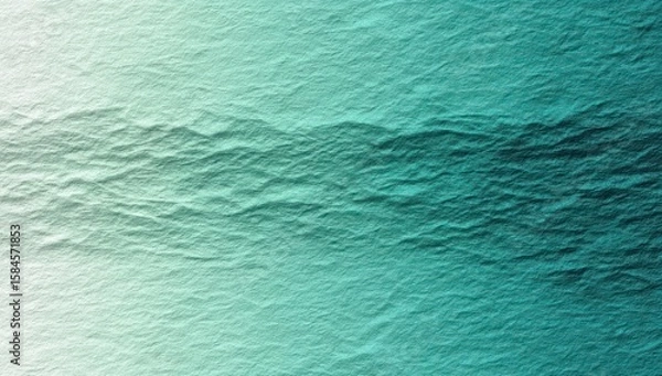 Fototapeta Soft gradient from cotton white to soft teal, with a smooth, textured effect.
