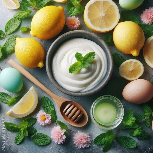 Obraz Colors Lemon mint cream