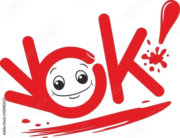 Fototapeta OK emotion