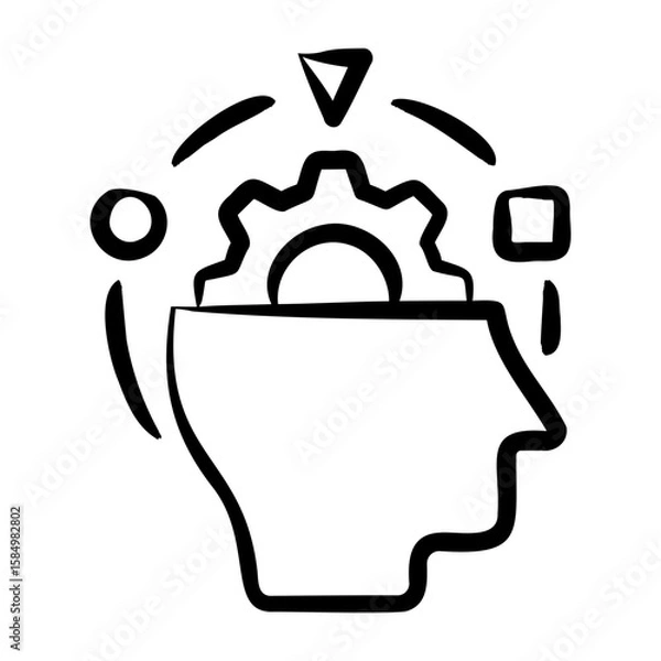 Fototapeta Mind Icon