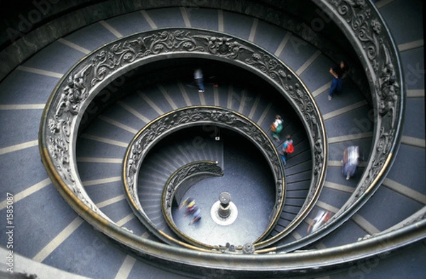 Fototapeta circular stairway