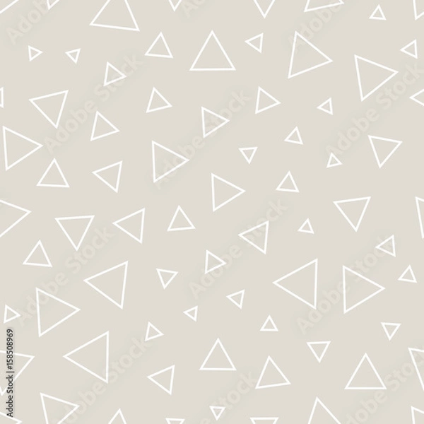 Fototapeta minimal graphic geometric triangle seamless memphis pattern