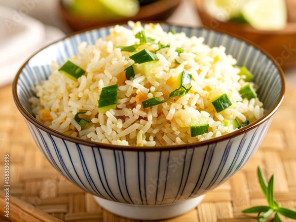 Obraz rice with vegetables
