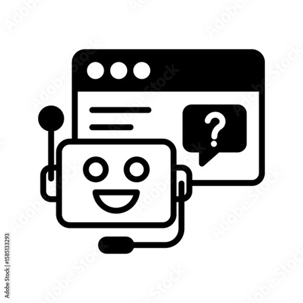 Fototapeta Virtual Assistant 