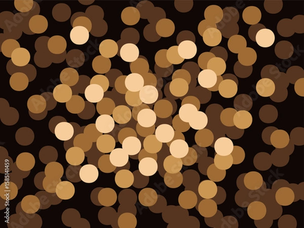 Obraz ぼやけた光の背景・ブラウン系バケツ効果