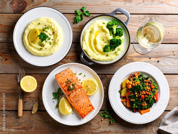 Obraz rice with vegetables