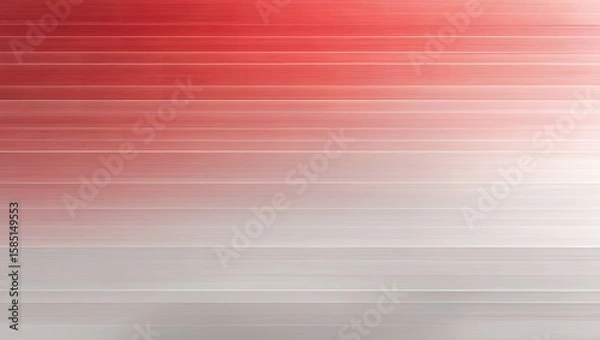 Fototapeta Abstract red and white striped background with a dynamic, colorful line pattern and motion blur for a modern web design or wallpaper