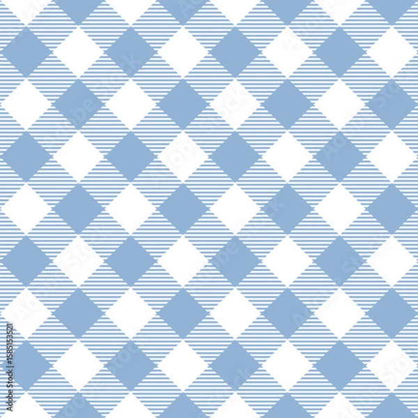 Obraz blue plaid fabric texture