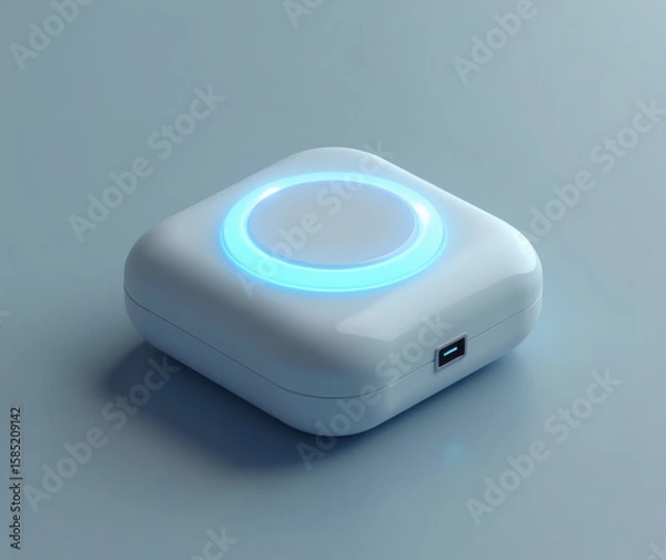 Fototapeta Minimalist 3D Smart Sensor