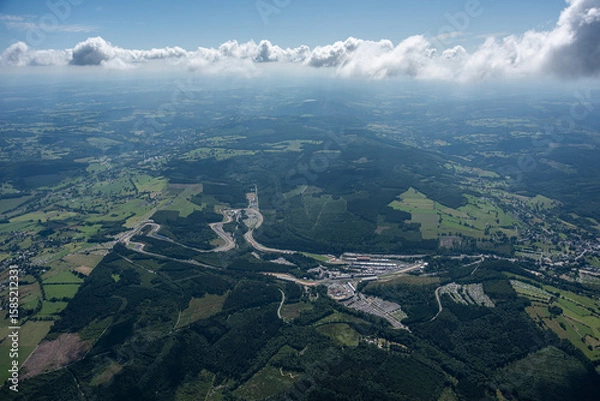 Fototapeta Rennstrecke Spa