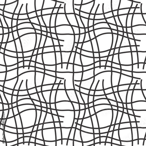 Fototapeta Wave line Pattern, background, texture, fabric print.