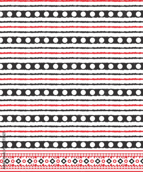 Fototapeta Wave line Pattern, background, texture, fabric print.