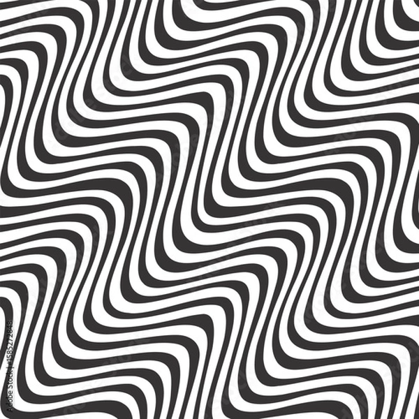 Obraz Wave line Pattern, background, texture, fabric print.