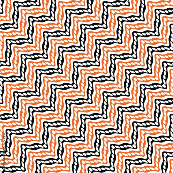 Fototapeta Wave line Pattern, background, texture, fabric print.