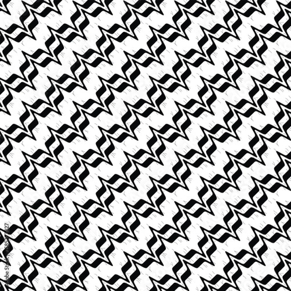 Obraz Zig Zag Line Pattern, Background, texture, fabric print.
