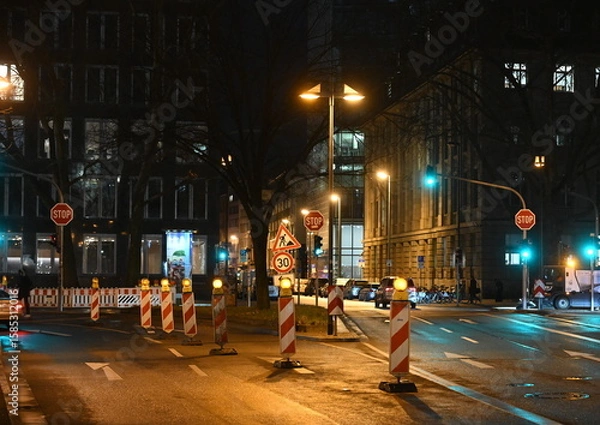 Obraz Baustelle in Frankfurt