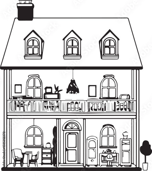 Fototapeta set of house icons 100% fully editable vector file.