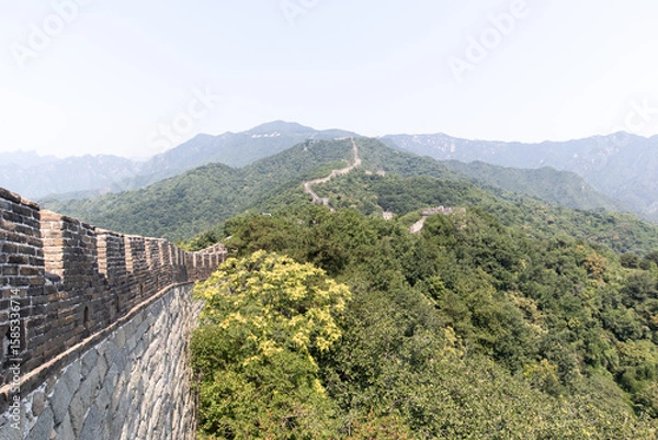 Obraz The great wall of China,  The Mutianyu section