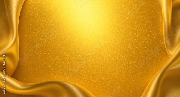 Fototapeta Elegant Gold Texture Background Seamless Golden Fabric for Luxury Design and Decorative Elements