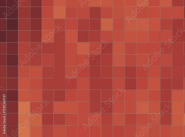 Obraz red square pattern