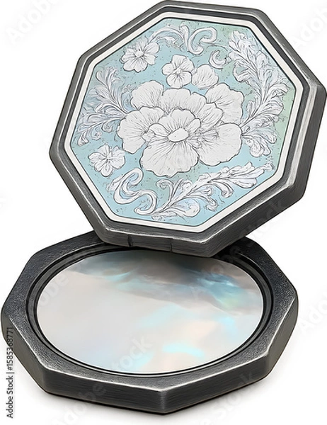 Obraz 나전자개화장거울