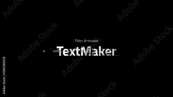 Fototapeta Title Animator Digital Block 01