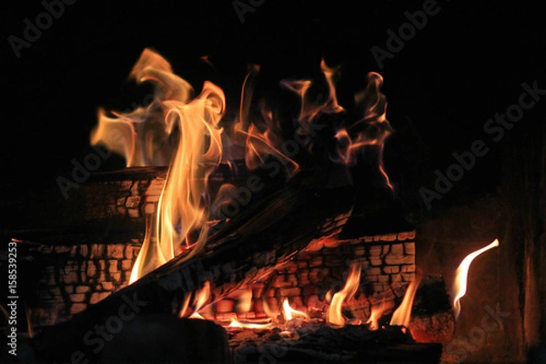 Fototapeta Огонь
