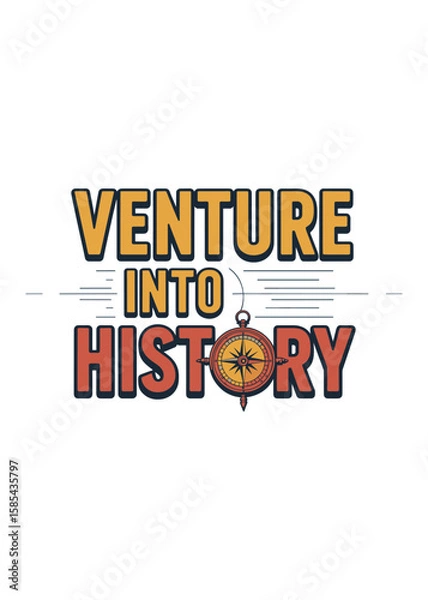 Fototapeta Columbus Day Quote Typography T-Shirt Design