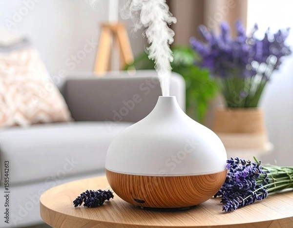 Obraz Aromatherapy diffuser on a coffee table (2)