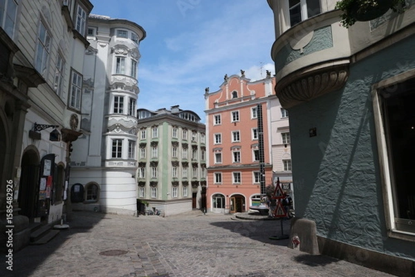 Obraz リンツの町並み