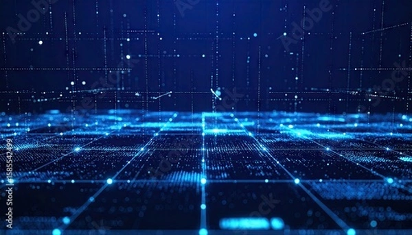 Fototapeta Abstract digital network (12)