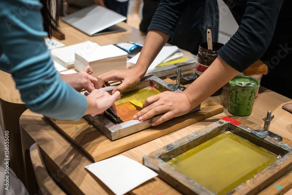 Fototapeta The art of paper workshop