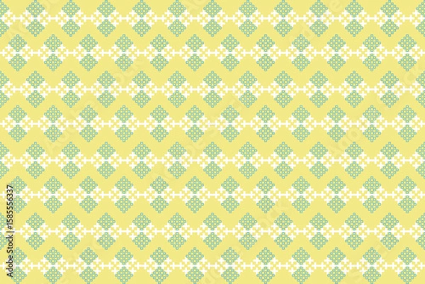 Obraz seamless pattern with geometric elements