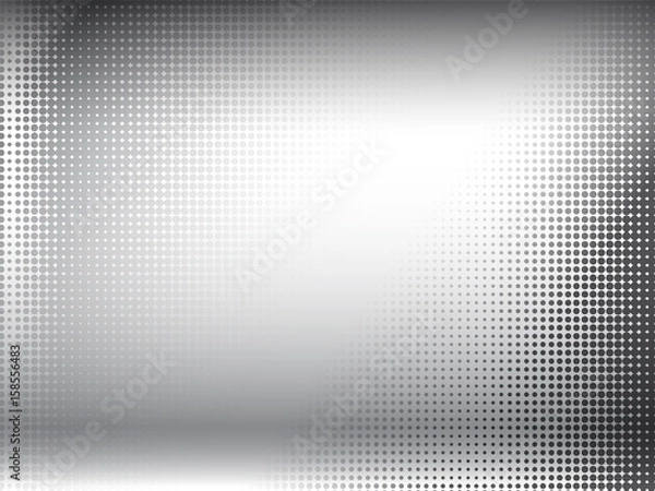 Obraz Metallic halftone background