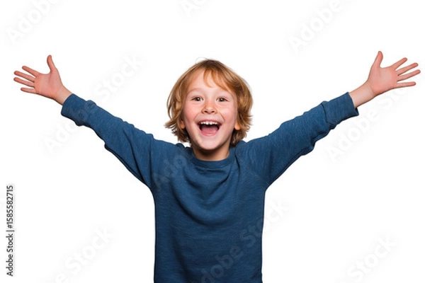 Obraz Happy Boy with Open Arms