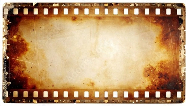 Obraz Aged film strip texture