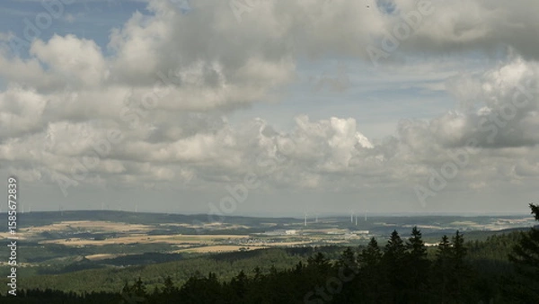 Obraz Blick vom Erbeskopf