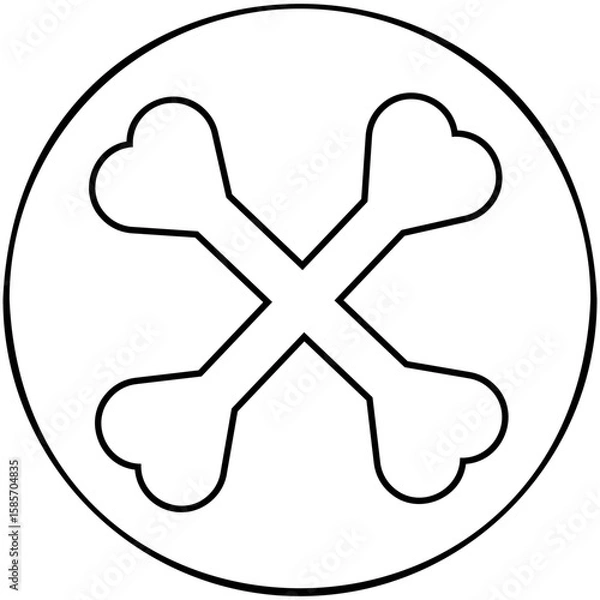 Fototapeta Danger  Icon