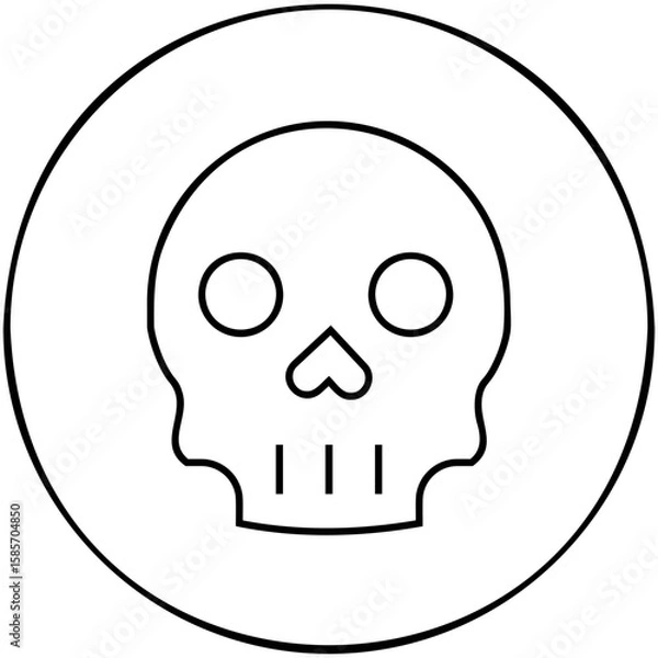 Fototapeta Toxic  Icon