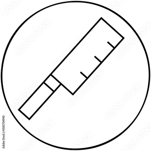 Fototapeta Sharp Object Icon