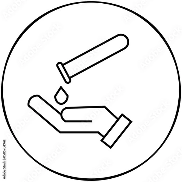 Fototapeta Corrosive  Icon